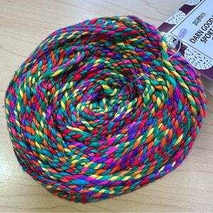 Darn Good Yarn Twist Sport Weight Recycled Silk Twisting Rainbows Knit Crochet